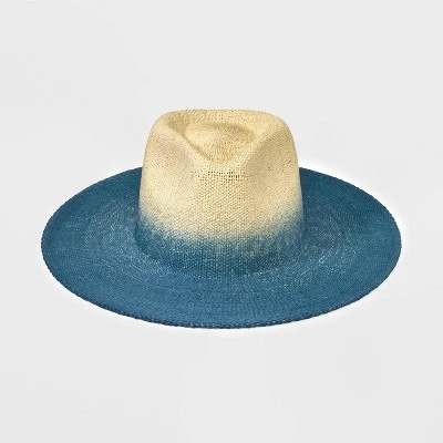 Ombre Paper Straw Panama Hat - Universal Thread™ 1 Ombre Paper Straw Panama Hat - Universal Thread™