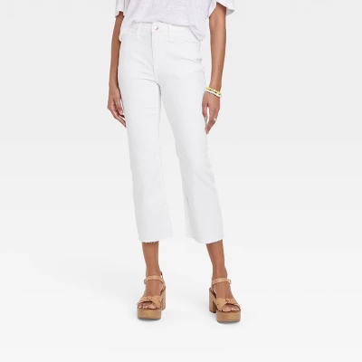 Women's High-Rise Bootcut Jeans - Universal Thread™ White 7 Women's High-Rise Bootcut Jeans - Universal Thread™ White - Image 7