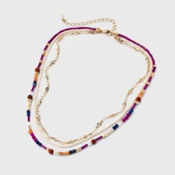 Semi-Precious Aventurine Jasper Lapis Opal Quartz Beaded Necklace Set 3pc - Universal Thread™ 6 Semi-Precious Aventurine Jasper Lapis Opal Quartz Beaded Necklace Set 3pc - Universal Thread™ -Best Women Clothing GUEST 09cd4b94 6e00 4f41 8436 69348c1510be