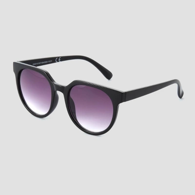 Women's Angular Square Sunglasses - Universal Thread™ Black 3 Women's Angular Square Sunglasses - Universal Thread™ Black - Image 3