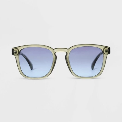 Women's Shiny Plastic Square Sunglasses With Gradient Lenses - Universal Thread™ 3 Women's Shiny Plastic Square Sunglasses With Gradient Lenses - Universal Thread™ - Image 3