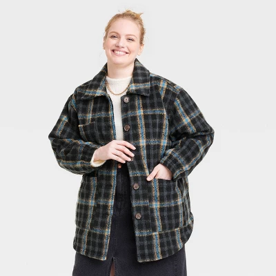 Women's Oversized Quilted Shacket - Universal Thread™ 3 Women's Oversized Quilted Shacket - Universal Thread™ - Image 3