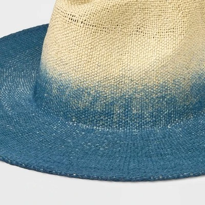 Ombre Paper Straw Panama Hat - Universal Thread™ 2 Ombre Paper Straw Panama Hat - Universal Thread™ - Image 2