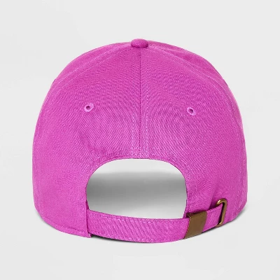 Baseball Hat - Universal Thread™ Fuchsia 2 Baseball Hat - Universal Thread™ Fuchsia - Image 2