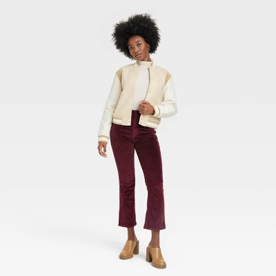 Women's High-Rise Corduroy Bootcut Jeans - Universal Thread™ Burgundy 2 Women's High-Rise Corduroy Bootcut Jeans - Universal Thread™ Burgundy - Image 2