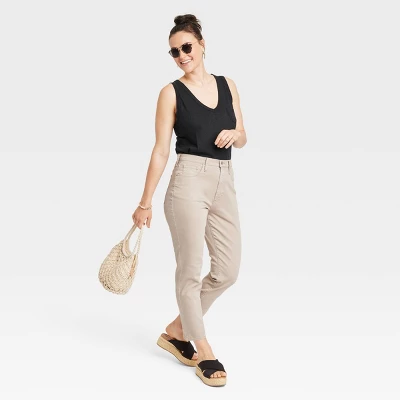 Women's High-Rise 90's Slim Straight Jeans - Universal Thread™ 5 Women's High-Rise 90's Slim Straight Jeans - Universal Thread™ - Image 5