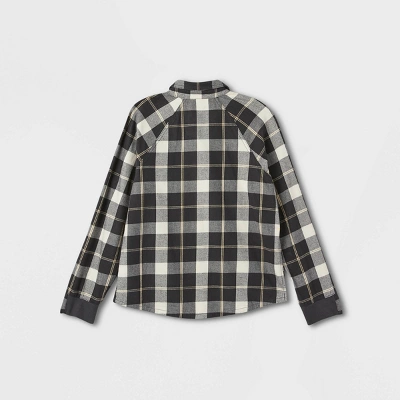 Women's Long Sleeve Adaptive Flannel Faux Button-Down Hook And Loop Shirt - Universal Thread™ 1 Women's Long Sleeve Adaptive Flannel Faux Button-Down Hook And Loop Shirt - Universal Thread™