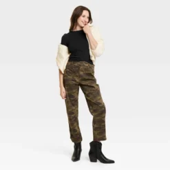 Women's 2pk Long Sleeve Shrunken Rib T-Shirt - Universal Thread™ White/Black -Best Women Clothing GUEST 8b2a5d4e b0f8 4fe6 b293 05636a506e24