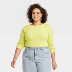 Women's Long Sleeve Shrunken Rib T-Shirt - Universal Thread™ 13 Women's Long Sleeve Shrunken Rib T-Shirt - Universal Thread™ -Best Women Clothing GUEST 8d4aaafa fb37 4e02 bd0e 49e527401280