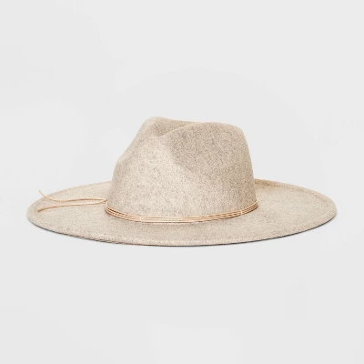 Felt Wide Brim Fedora Hat - Universal Thread™ 4 Felt Wide Brim Fedora Hat - Universal Thread™ - Image 4