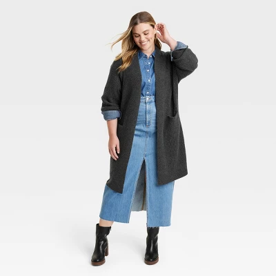 Women's Cashmere-Like Long Layering Cardigan - Universal Thread™ 3 Women's Cashmere-Like Long Layering Cardigan - Universal Thread™ - Image 3