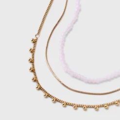Pink Seedbead And Station Necklace Set 3pc - Universal Thread™ Gold 5 Pink Seedbead And Station Necklace Set 3pc - Universal Thread™ Gold -Best Women Clothing GUEST aa75d548 f8bf 4728 802a 01984fe07162