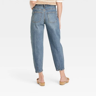 Women's High-Rise Balloon Jeans - Universal Thread™ Medium Wash 1 Women's High-Rise Balloon Jeans - Universal Thread™ Medium Wash