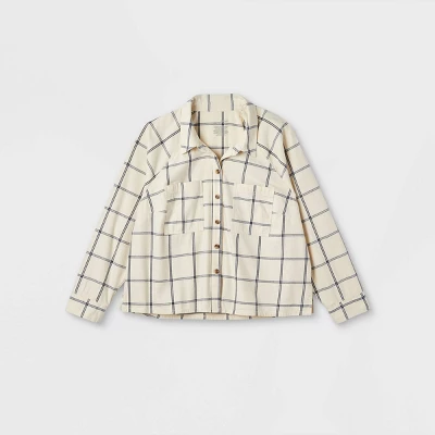 Women's Long Sleeve Adaptive Flannel Faux Button-Down Hook And Loop Shirt - Universal Thread™ 7 Women's Long Sleeve Adaptive Flannel Faux Button-Down Hook And Loop Shirt - Universal Thread™ - Image 7