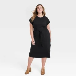Women's Short Sleeve Knit Wrap Midi Dress - Universal Thread™ -Best Women Clothing GUEST b997f206 1079 4ce3 82c8 3bac79a6ff1b