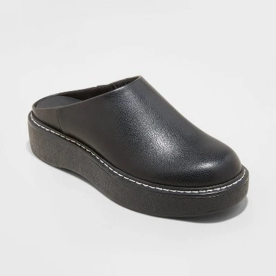Women's Rowan Mule Flats - Universal Thread™ Black 3 Women's Rowan Mule Flats - Universal Thread™ Black - Image 3