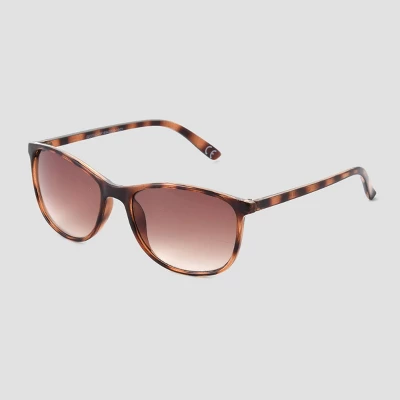 Women's Tortoise Shell Print Surf Shade Sunglasses - Universal Thread™ Brown 1 Women's Tortoise Shell Print Surf Shade Sunglasses - Universal Thread™ Brown