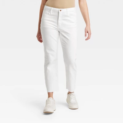 Women's High-Rise Bootcut Jeans - Universal Thread™ White 3 Women's High-Rise Bootcut Jeans - Universal Thread™ White - Image 3