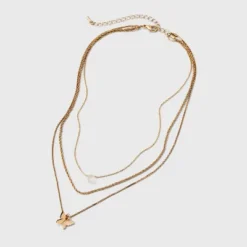 Ball And Snake Chain With Butterfly Charm Multi-Strand Necklace Set 3pc - Universal Thread™ Gold 6 Ball And Snake Chain With Butterfly Charm Multi-Strand Necklace Set 3pc - Universal Thread™ Gold -Best Women Clothing GUEST e34bd9de 46c8 4872 82fa 4b258c7b88bf