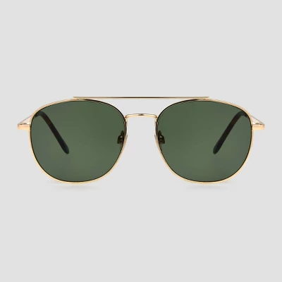 Women's Square Aviator Sunglasses - Universal Thread™ Vibrant Gold 1 Women's Square Aviator Sunglasses - Universal Thread™ Vibrant Gold